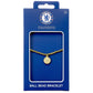 Chelsea FC Gold Finish Bead Bracelet