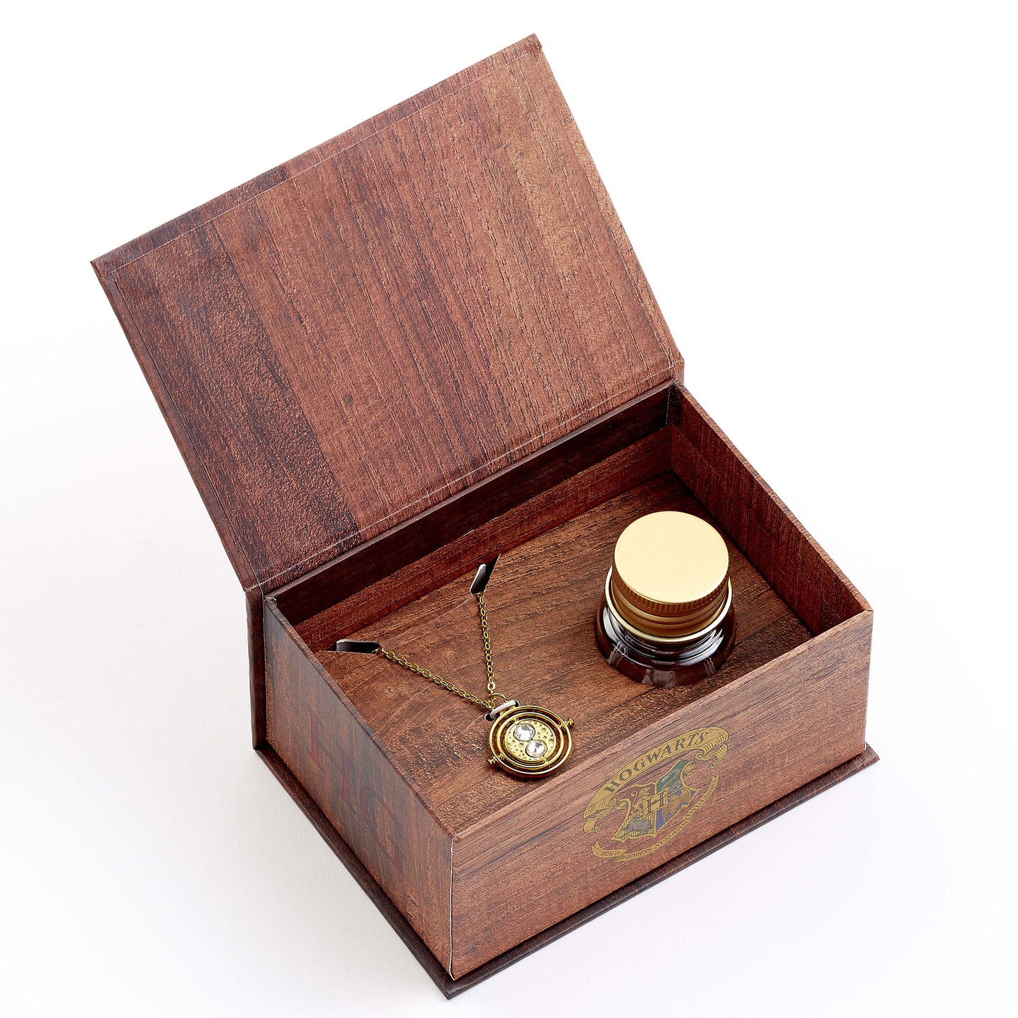 Harry Potter Time Turner Necklace & Earrings Gift Box