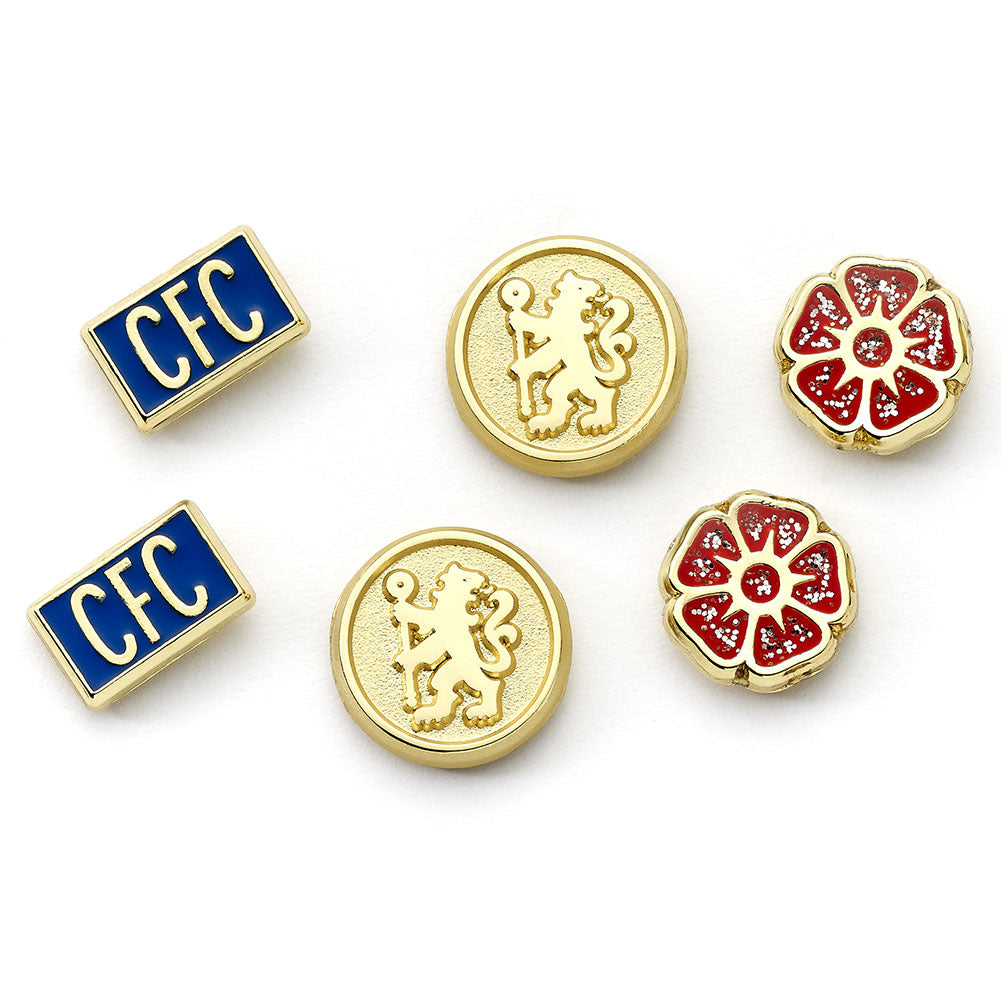 Chelsea FC Stud Earring Set