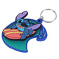 Lilo & Stitch Surfing Stitch PVC Keyring