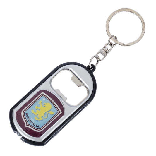 Aston Villa FC Keyring Torch Bottle Opener