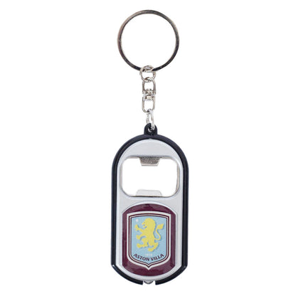 Aston Villa FC Keyring Torch Bottle Opener