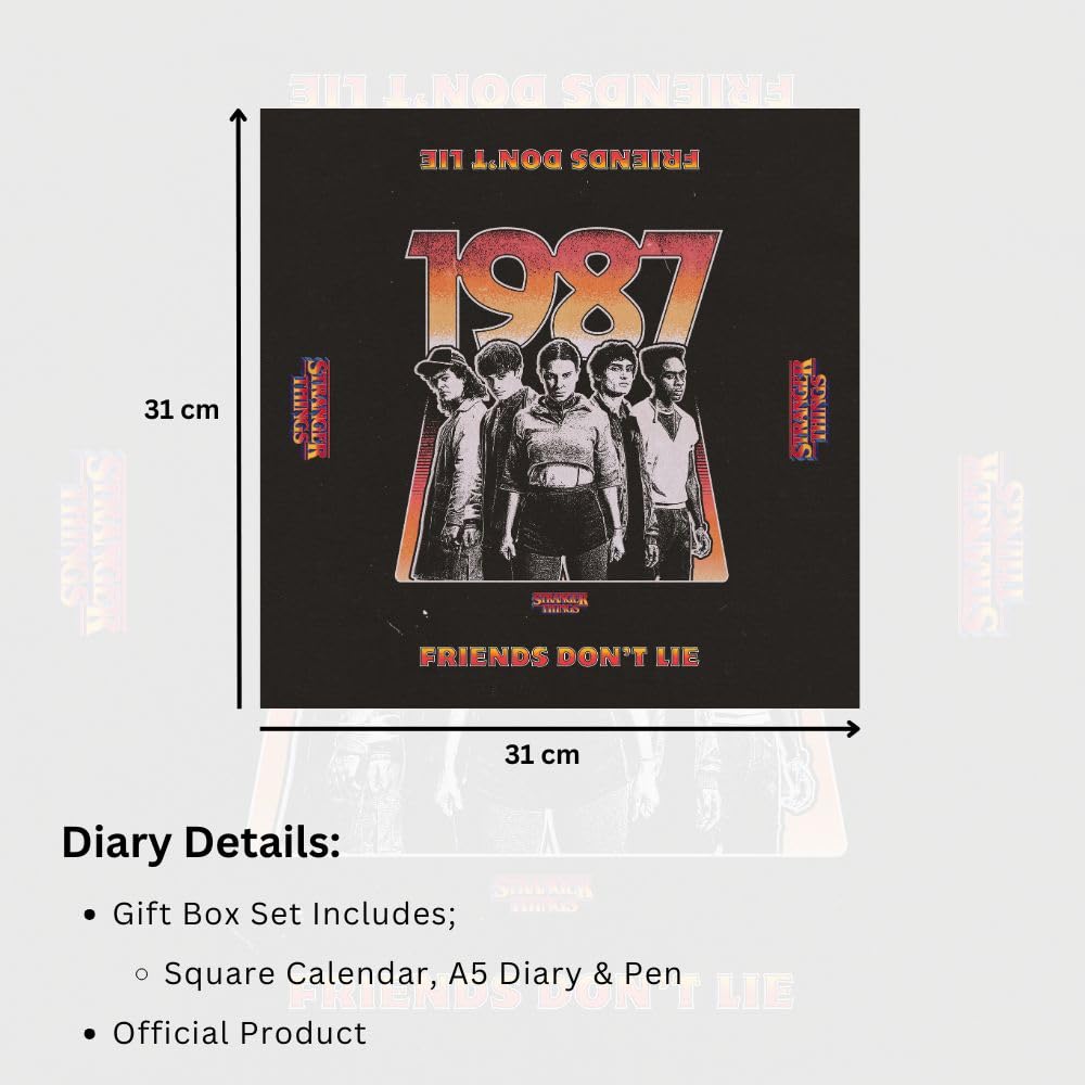 Stranger Things Calendar & Diary Gift Box 2026