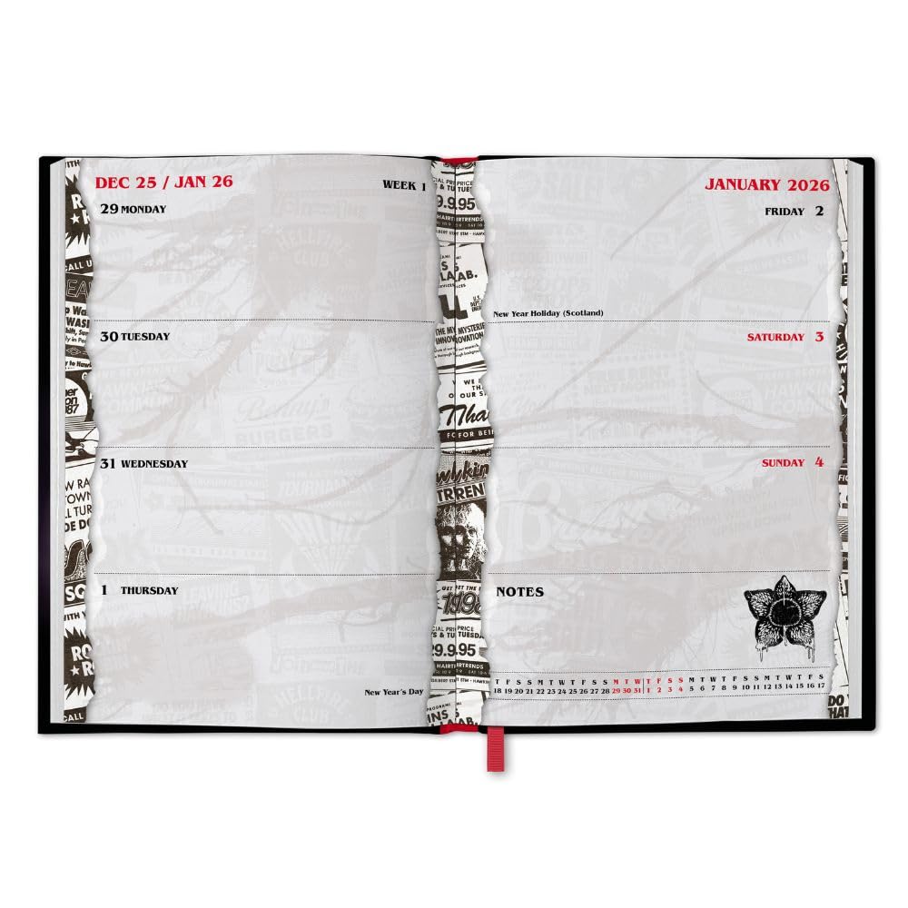 Stranger Things A5 Diary 2026