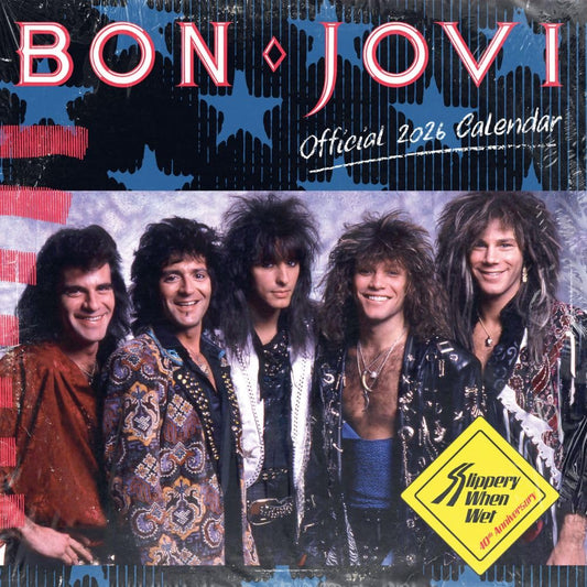 Bon Jovi Square Calendar 2026