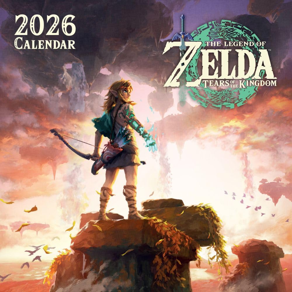 The Legend Of Zelda Square Calendar 2026