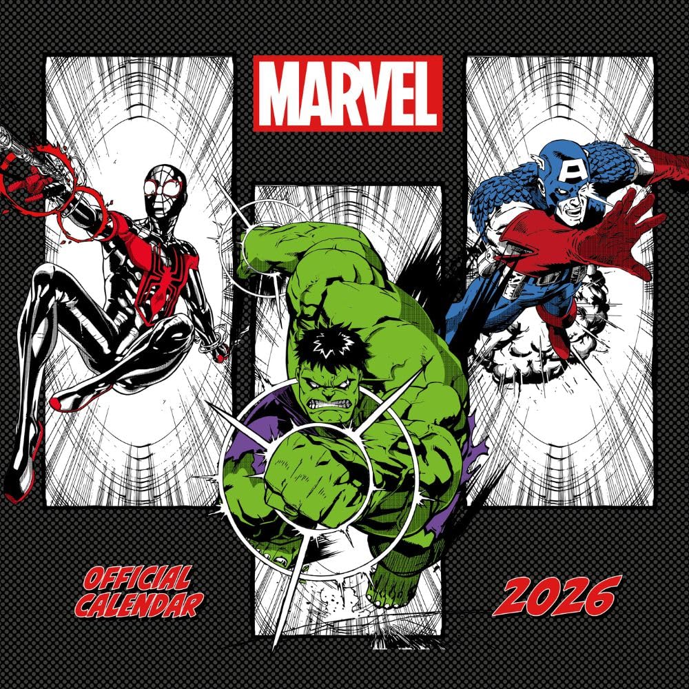 Marvel Comics Square Calendar 2026