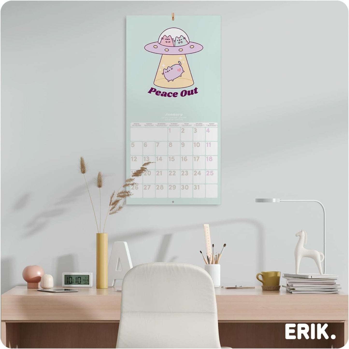 Pusheen Square Calendar 2026