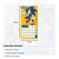 Sonic The Hedgehog Square Calendar 2026