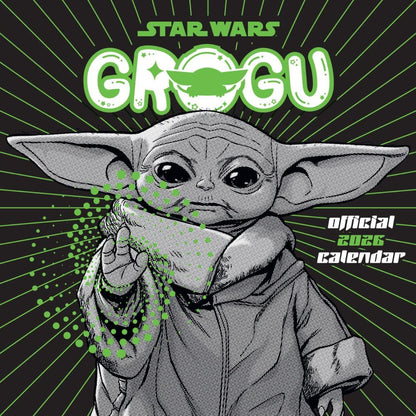 Star Wars: The Mandalorian Grogu Square Calendar 2026