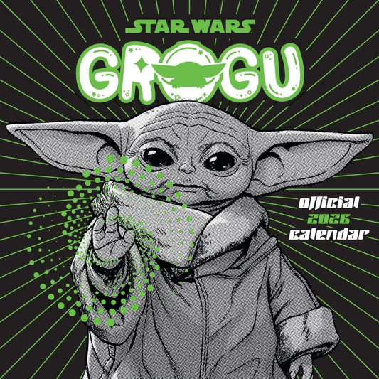 Star Wars: The Mandalorian Grogu Square Calendar 2026