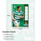 Celtic FC A3 Calendar 2026