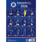 Rangers FC A3 Calendar 2026