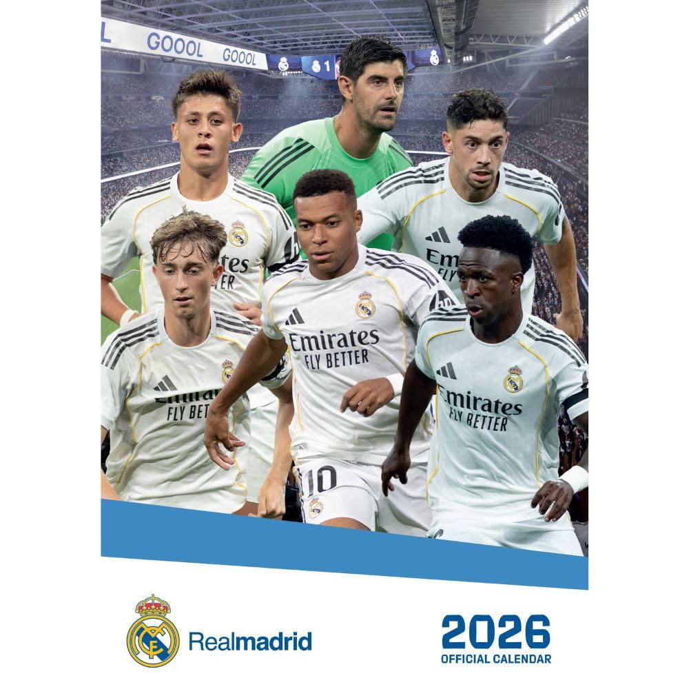 Real Madrid FC A3 Calendar 2026