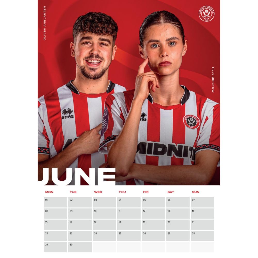 Sheffield United FC A3 Calendar 2026