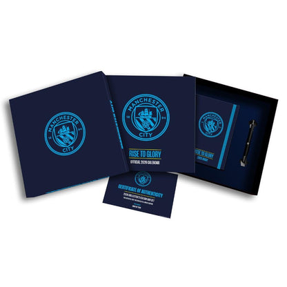 Manchester City FC Calendar & Diary Musical Gift Box 2026