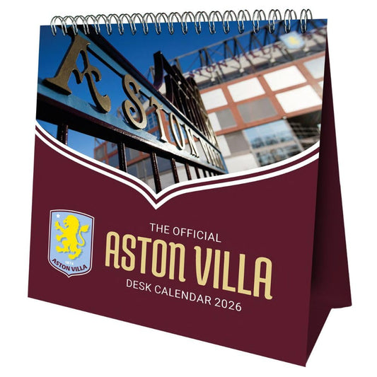 Aston Villa FC Desktop Calendar 2026