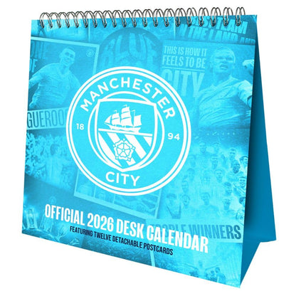 Manchester City FC Desktop Calendar 2026