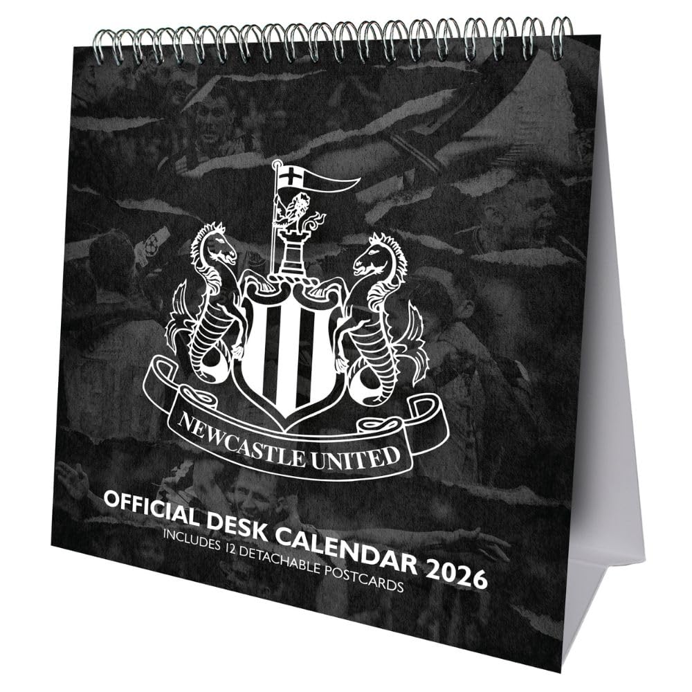 Newcastle United FC Desktop Calendar 2026