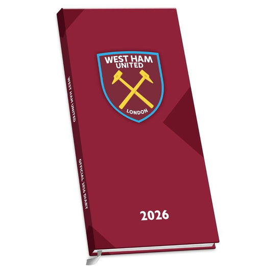 West Ham United FC Slim Diary 2026
