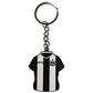 Newcastle United FC Home Shirt Keyring & Badge Set