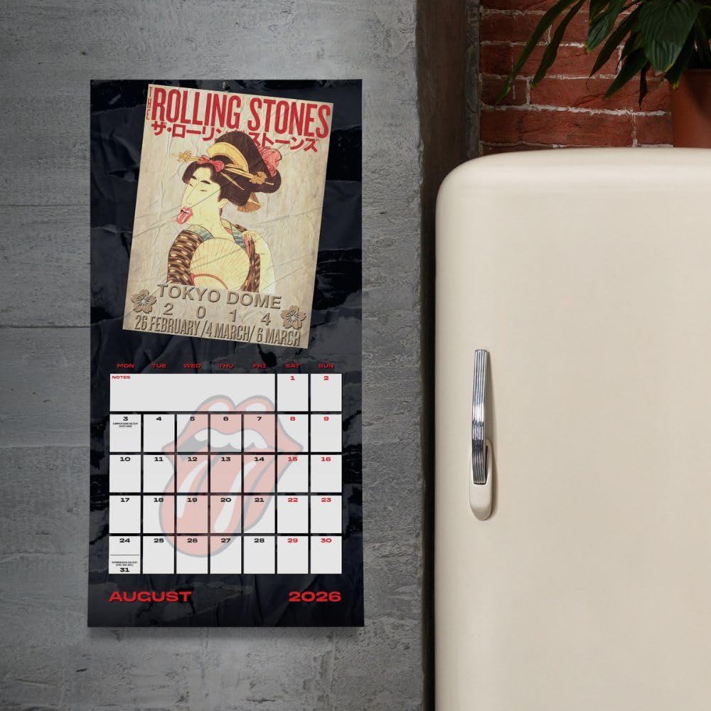 The Rolling Stones Square Calendar 2026