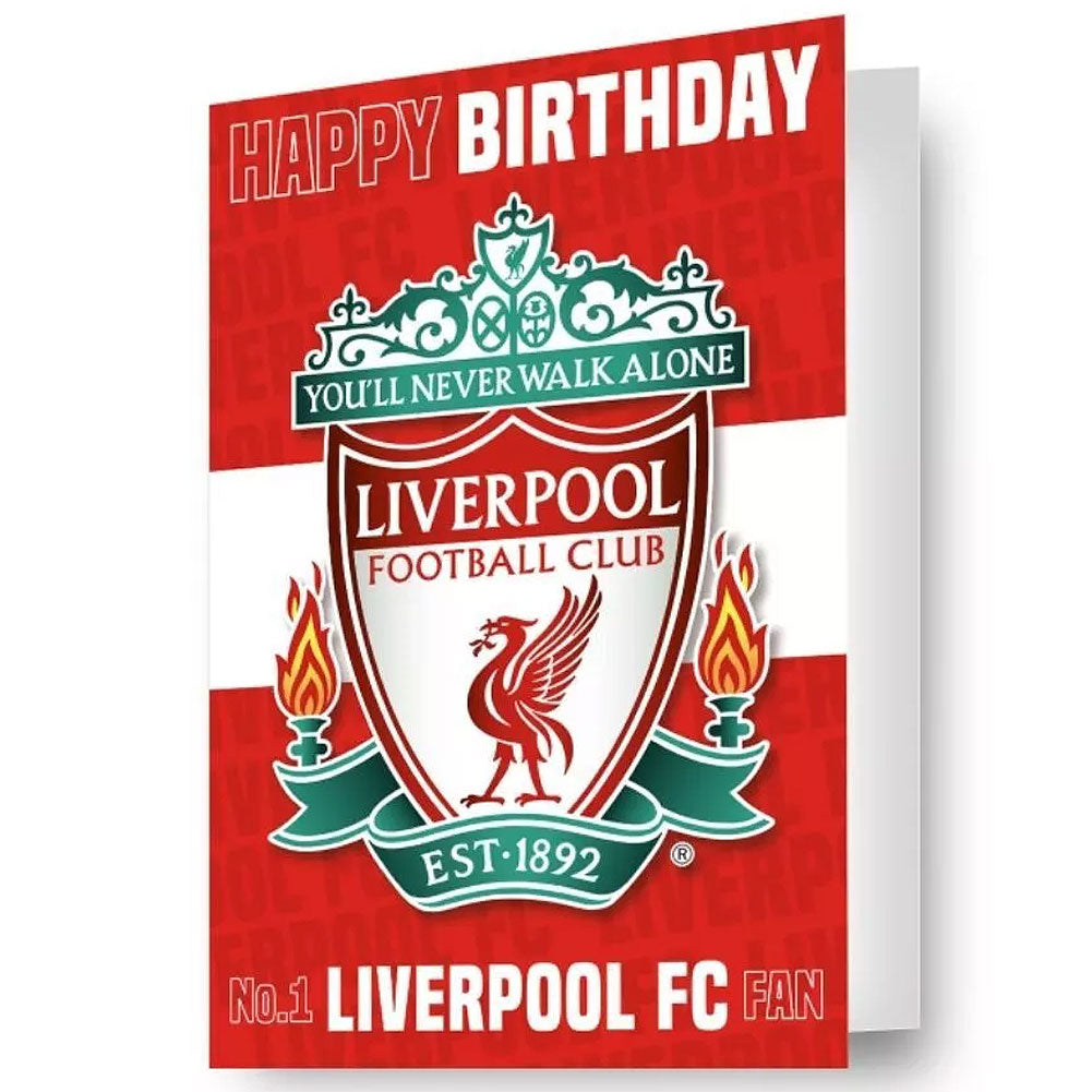 Liverpool FC 3D Lenticular Birthday Card