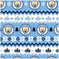 Manchester City FC Christmas Gift Wrap