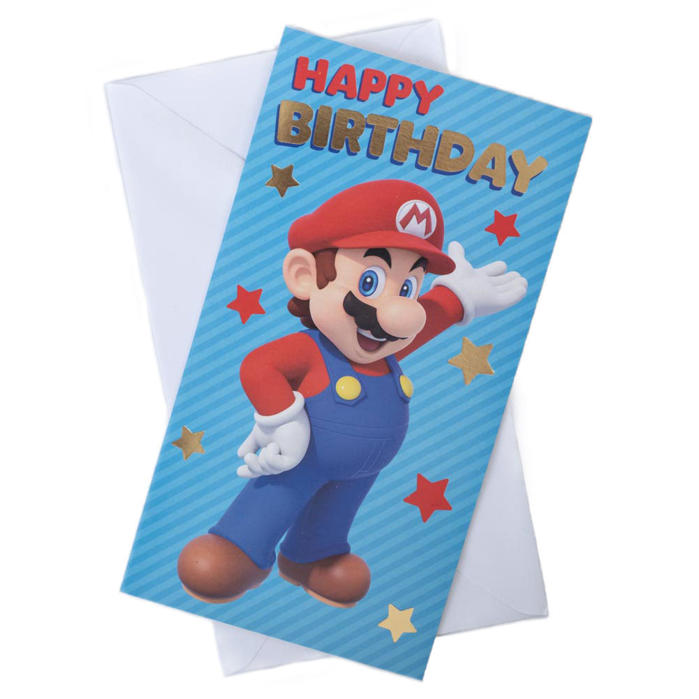 Super Mario Birthday Card