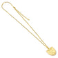 West Ham United FC Gold Finish Crest Necklace