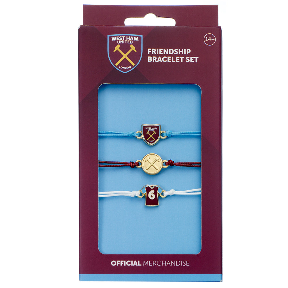 West Ham United FC Friendship Bracelet Set
