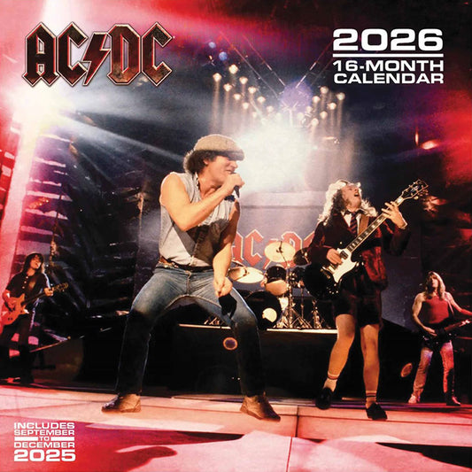AC/DC Square Calendar 2026