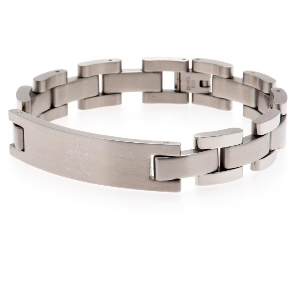 Liverpool FC Crest Stainless Steel Bracelet