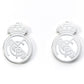 Real Madrid CF Silver Plated Formed Cufflinks