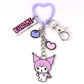 Kuromi Charm Keyring