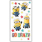 Despicable Me Birthday Card With Stickers