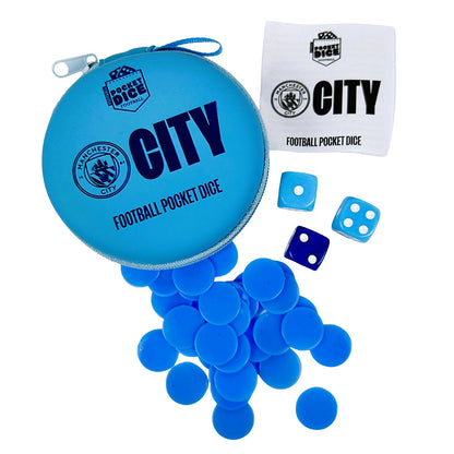 Manchester City FC Pocket Dice Game
