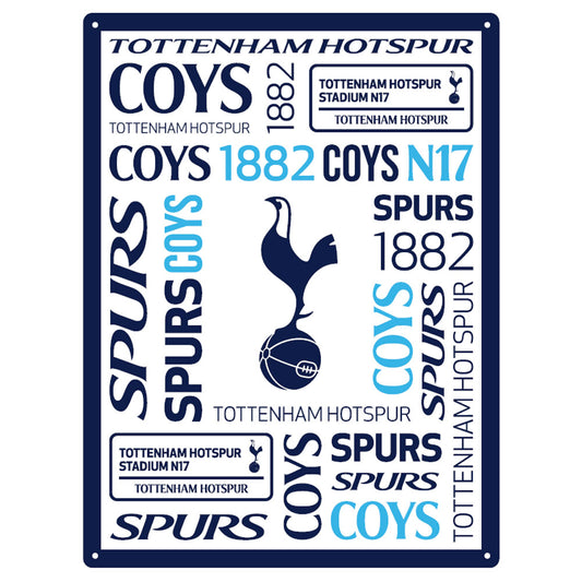 Tottenham Hotspur FC Large Montage Sign