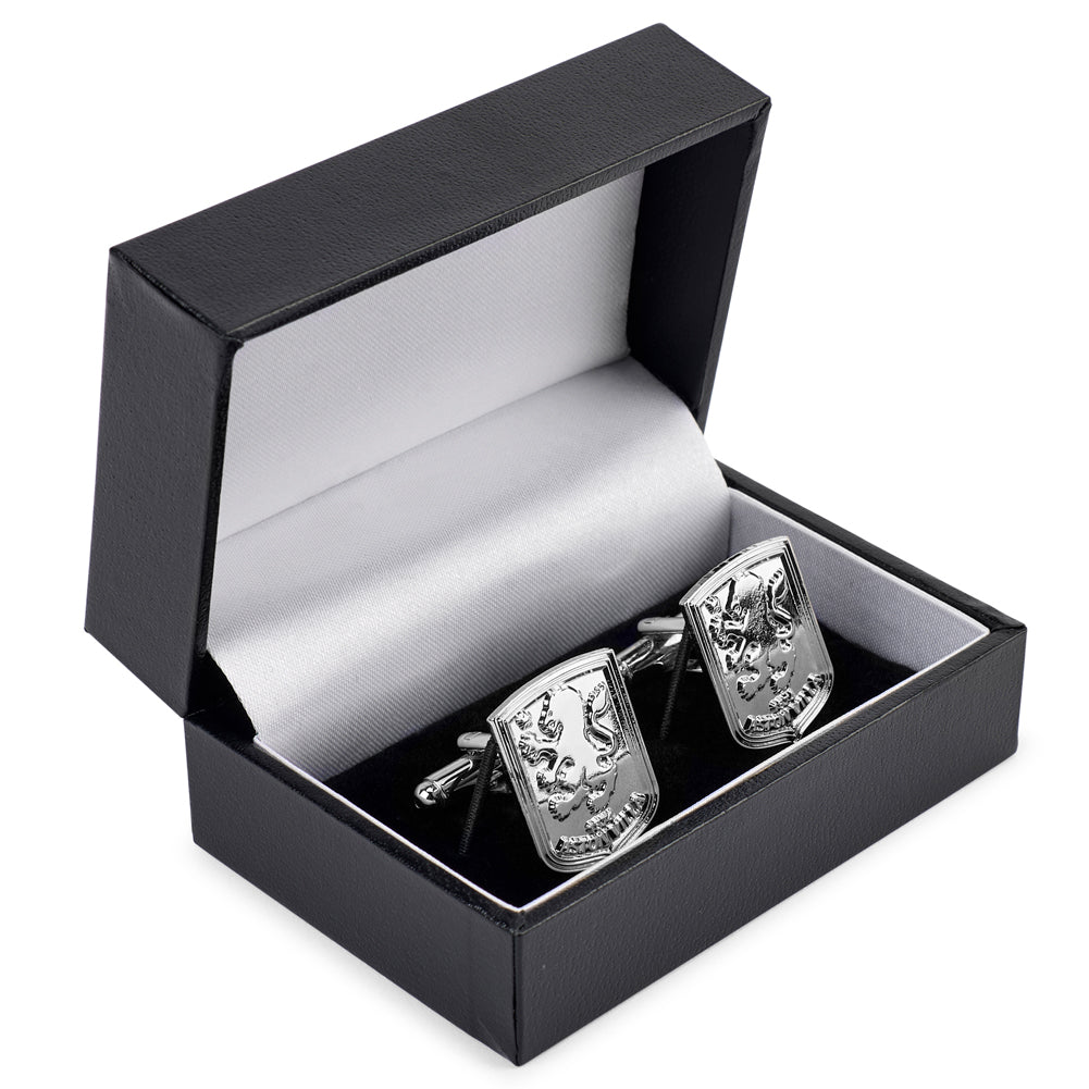 Aston Villa FC Silver Plated Formed Cufflinks