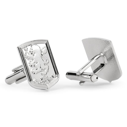 Aston Villa FC Silver Plated Formed Cufflinks