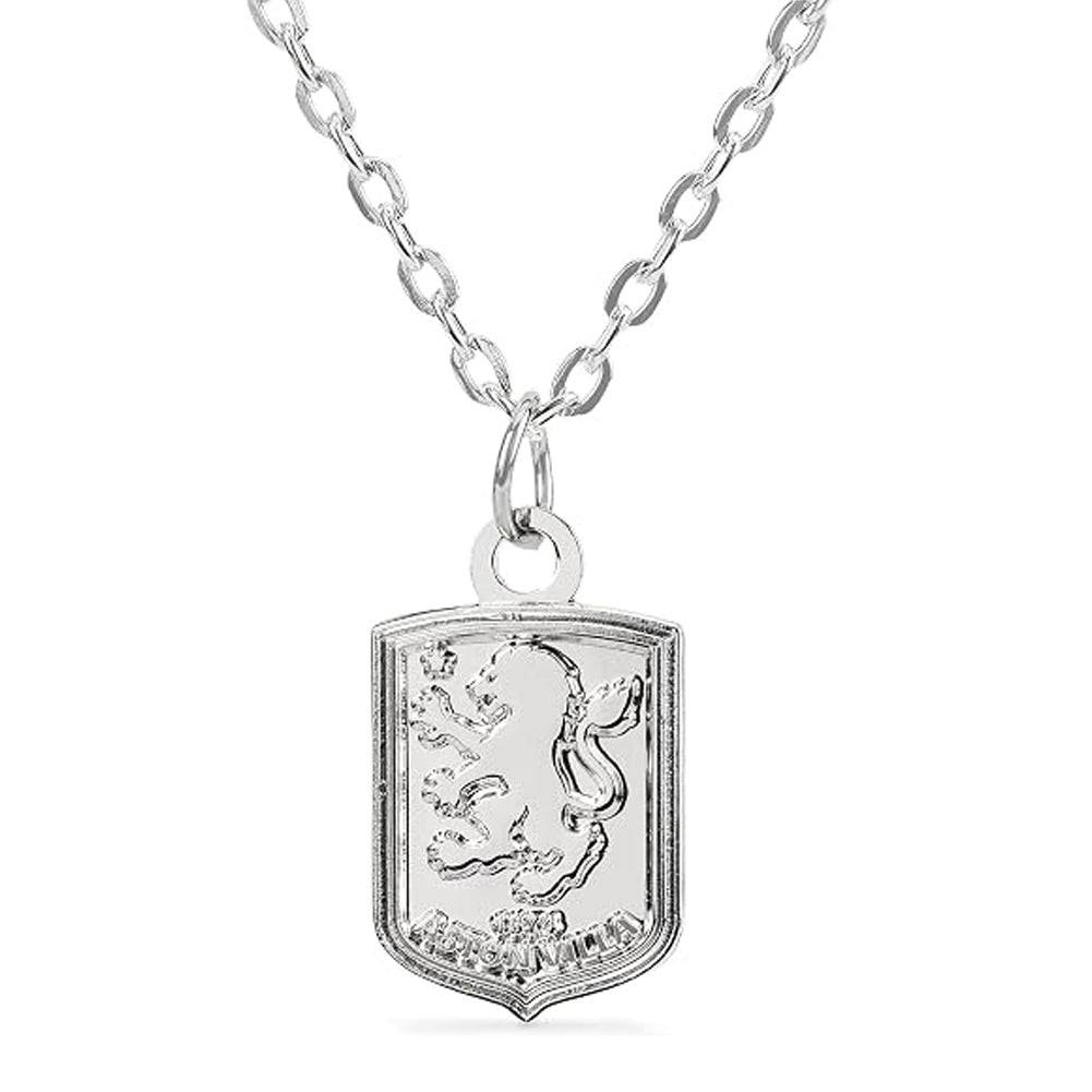 Aston Villa FC Silver Plated Boxed Pendant CR