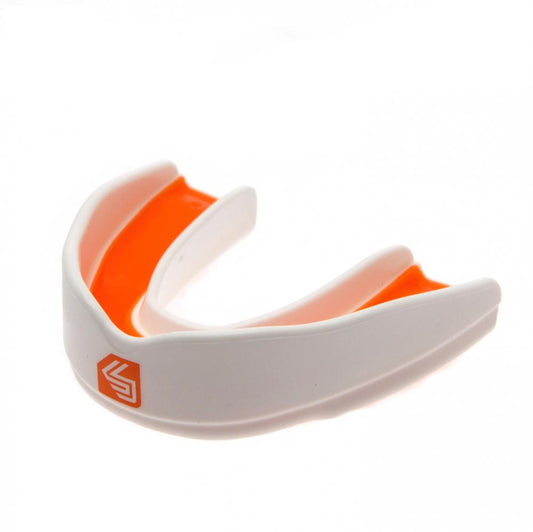 Shock Doctor Ultra Rugby Mouthguard Youths - White & Orange