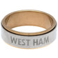West Ham United FC Bi Colour Spinner Ring Medium