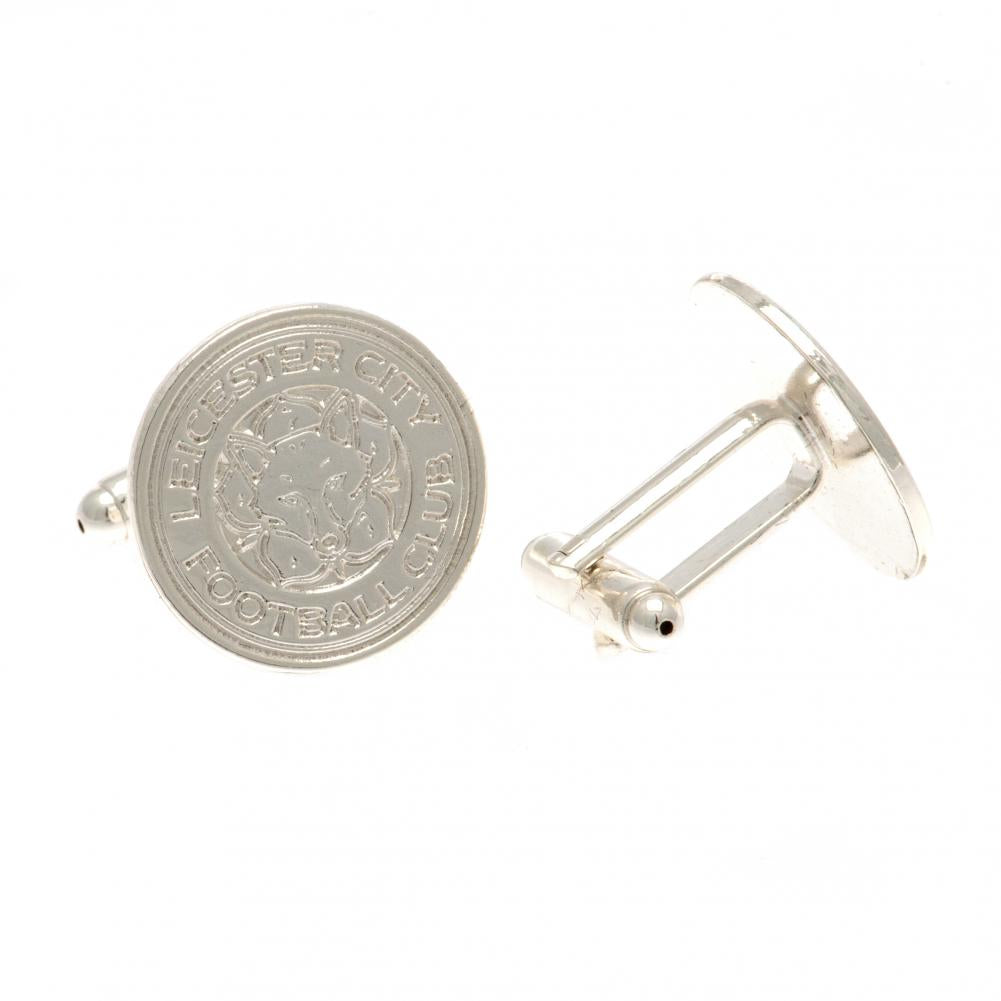 Leicester City FC Silver Plated Formed Cufflinks