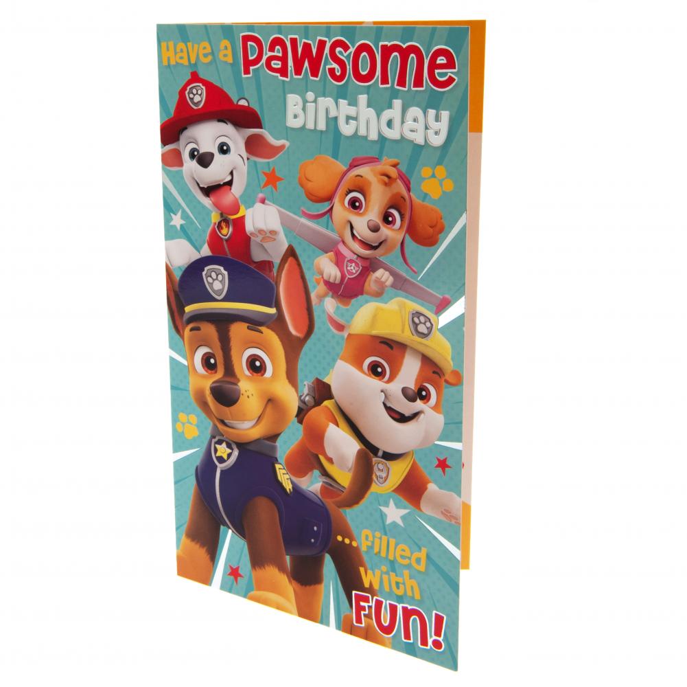 Paw Patrol Birthday Card