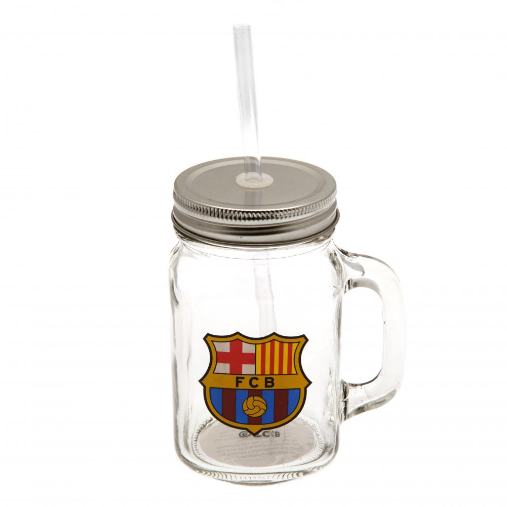 FC Barcelona Mason Jar