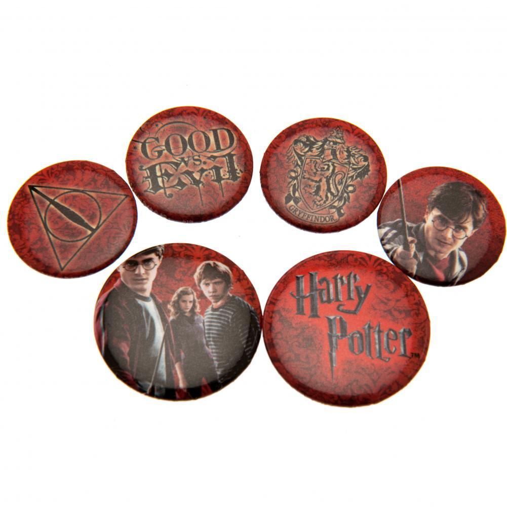 Harry Potter Button Badge Set Logo