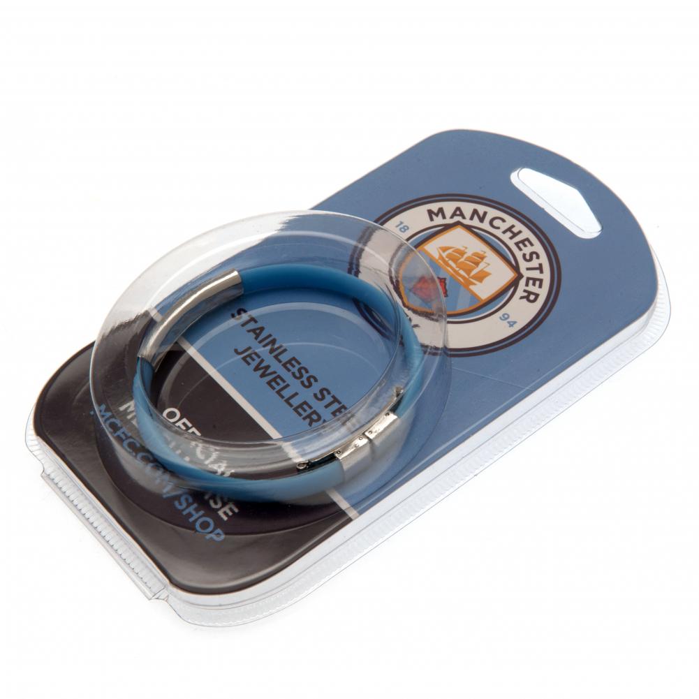 Manchester City FC Colour Silicone Bracelet