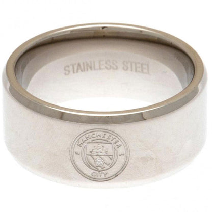 Manchester City FC Band Ring Small