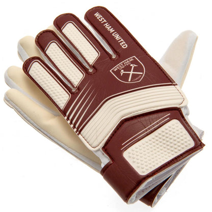 West Ham United FC Goalkeeper Gloves Yths